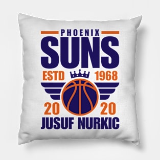 Phoenix Suns Nurkic 20 Basketball Retro Pillow