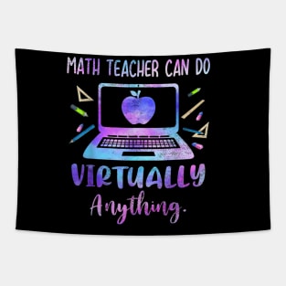 Math Teacher Can Do Virtually Anything Costume Teaching Tapestry