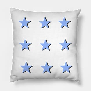 Little Blue Stars Pillow