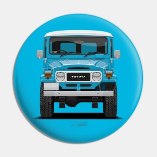 TLC FJ40 Hardtop Sky Blue Front Pin