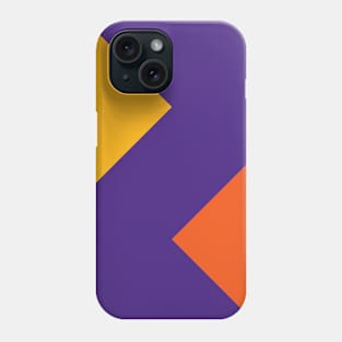 Yellow Purple Orange Squares Phone Case