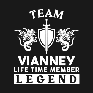 Vianney Name T Shirt - Vianney Life Time Member Legend Gift Item Tee T-Shirt