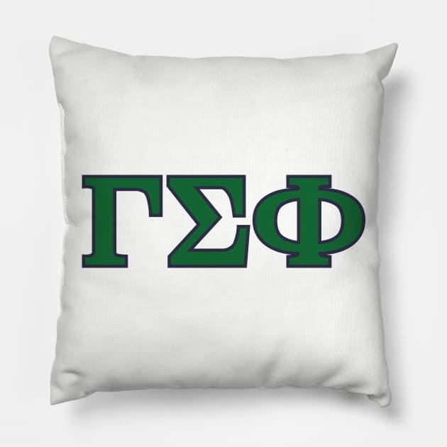 Gamma Sigma Phi Fraternity Pillow by thedesignfarmer