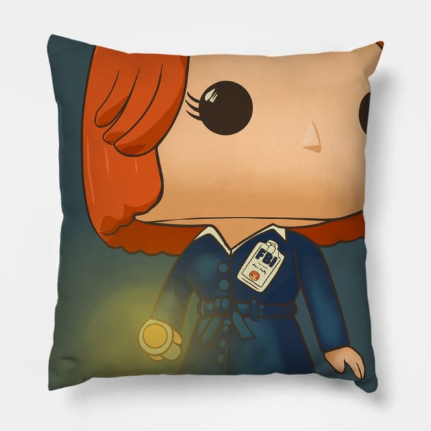 Funko pop Dana scully Pillow by Mimie20