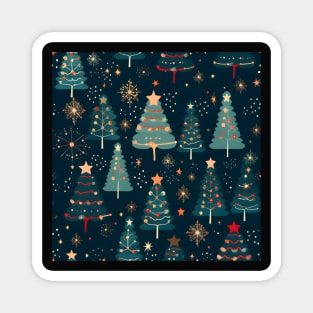 christmas tree pattern Magnet