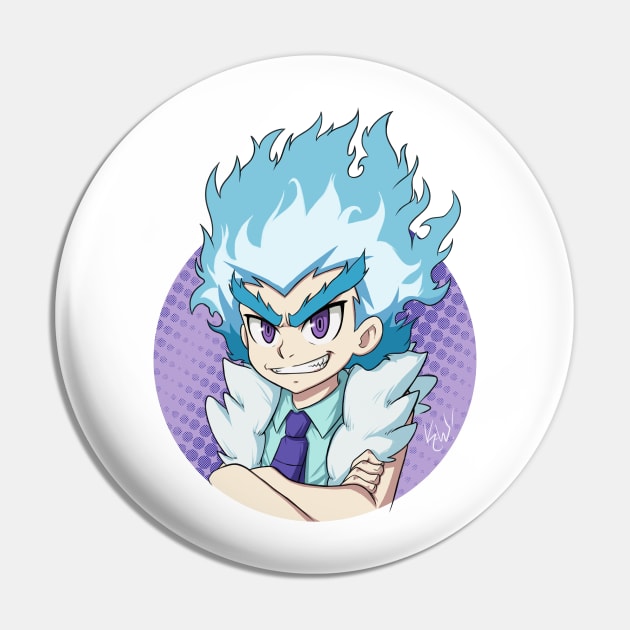 Lui Shirosagi from Beyblade Burst Pin by Kaw_Dev