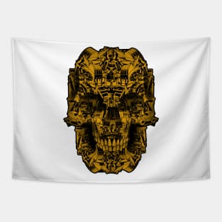 Heavy Equipment Skull Tapestry