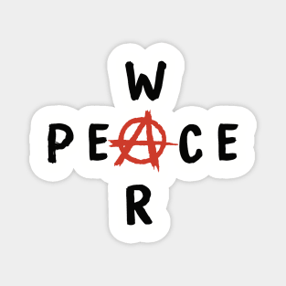 War Peace Shirt Magnet