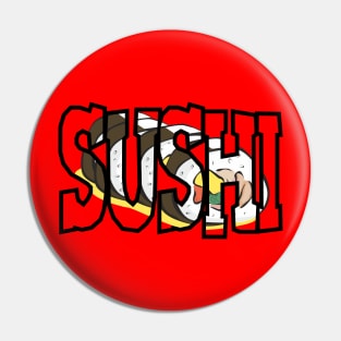 Sushi Comic Raw Fish Buy Japanese Birthday Gift Shirt Pin