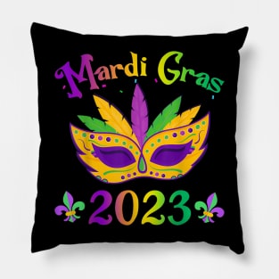 Mardi Gras 2023 Pillow