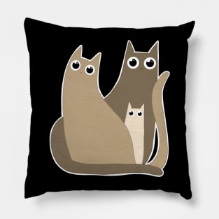 Kitty family Pillow