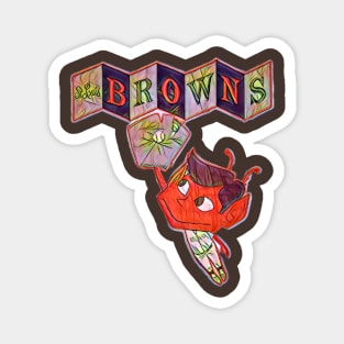 St. Louis Browns Baseball Magnet