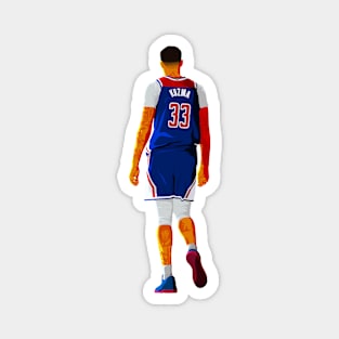 Kyle Kuzma - Washington Wizards Basketball Magnet