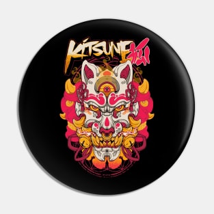 KITSUNE HANNYA Pin