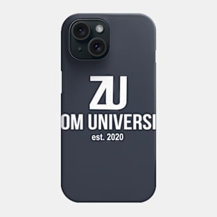 zoom university logo est 2020 Phone Case