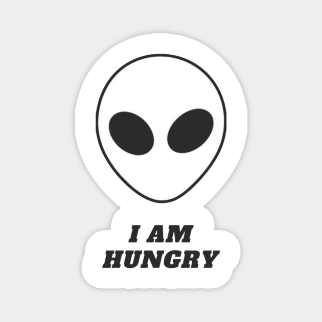 HUNGRY ALIEN Magnet by Marsvibes