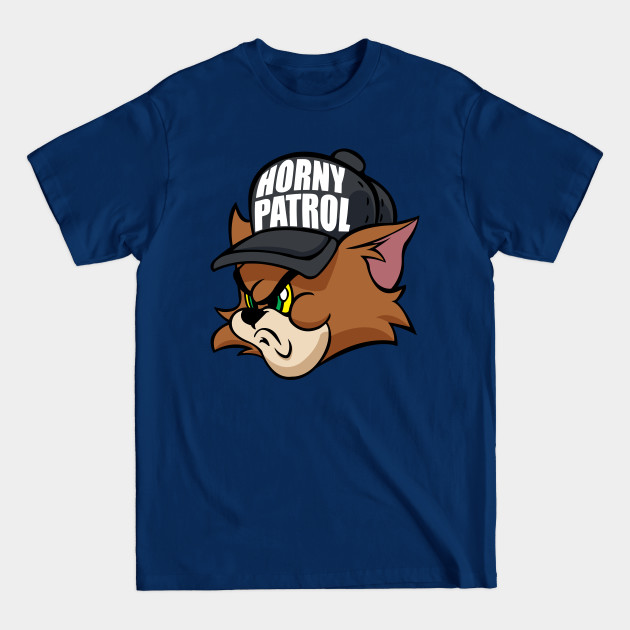 Discover Tim Cat Horny Patrol Brown - Meme - T-Shirt