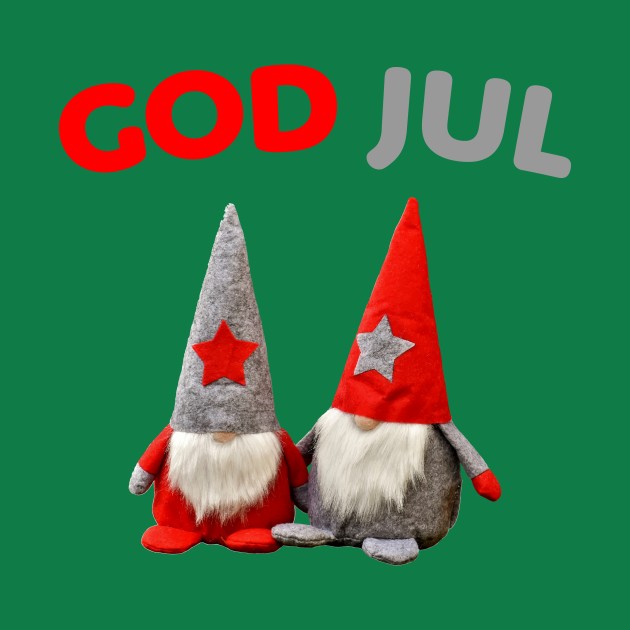 God Jul - Merry Christmas (Gnomes) by swedishprints