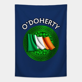 Irish Flag Shamrock Celtic Knot - O'Doherty Tapestry