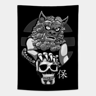 Chinese Gardian Lion | Foo Dog Tapestry