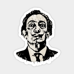 Salvador Dali Portrait Art Magnet