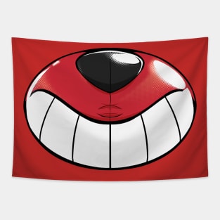 Pool toy muzzle, red Tapestry