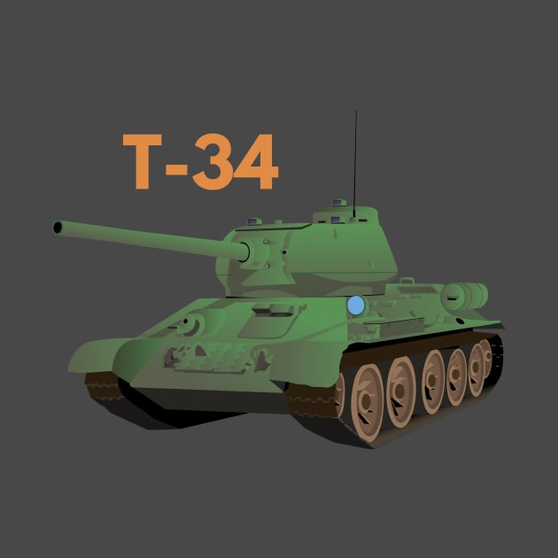 Soviet T-34 Tank by NorseTech