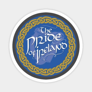 Pride of Ireland logo (Blue) Magnet