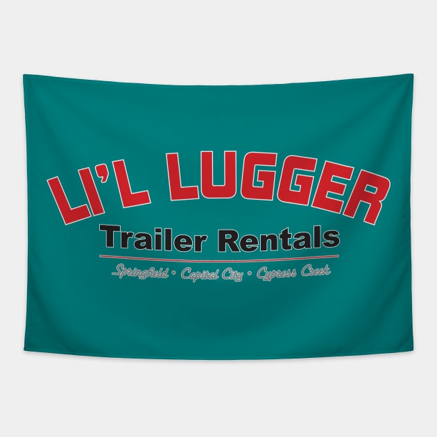 Li'l Lugger Trailer Rentals Tapestry by Brightfeather