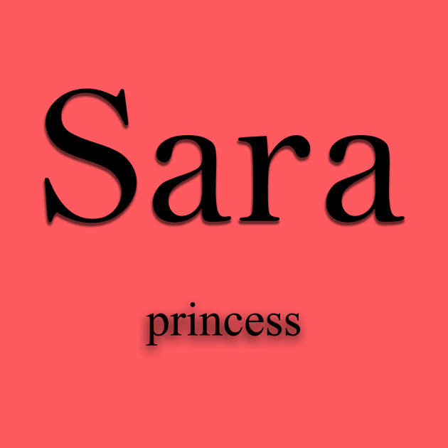 Sara Name meaning by Demonic cute cat