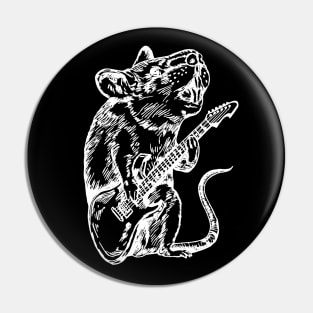 SEEMBO Mouse Playing Guitar Guitarist Musician Music Band Pin