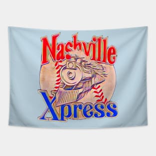 Nashville Xpress Baseball Tapestry