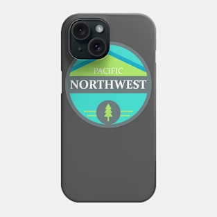 PNW - blue/green circle Phone Case