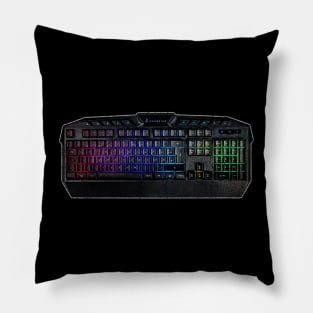 Gamer keyboard computer Pillow