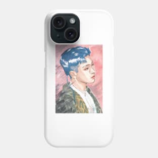 Kim Hongjoong ATEEZ Watercolour Painting Phone Case