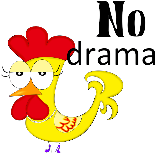 No Drama Kids T-Shirt by DitzyDonutsDesigns