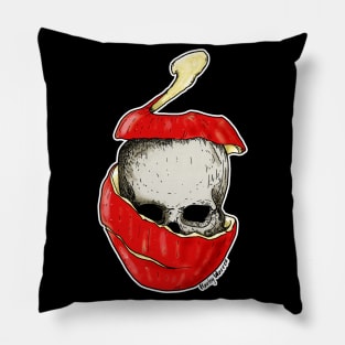 Apple Skull Pillow