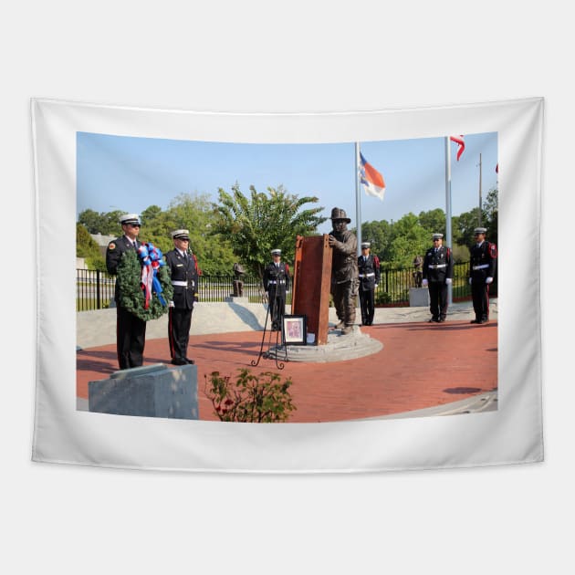 Wreath Ceremony Tapestry by Cynthia48