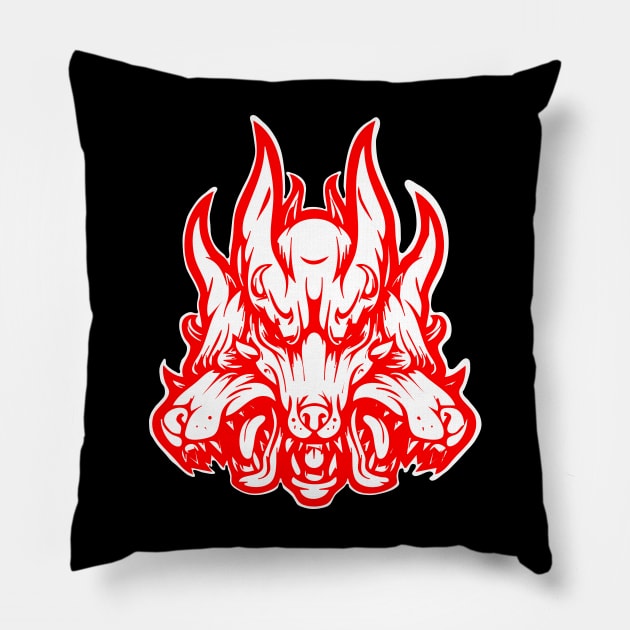 Cerberus Pillow by Jenex