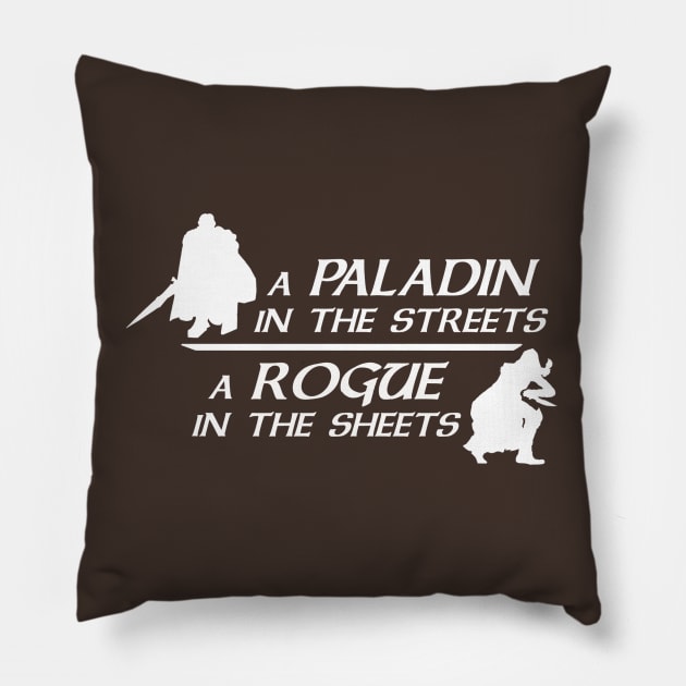 Show your multi-class abilities. ;) Pillow by woodnsheep