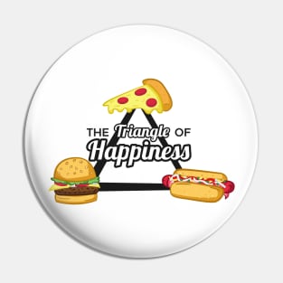 The Triangle of Happiness Pin