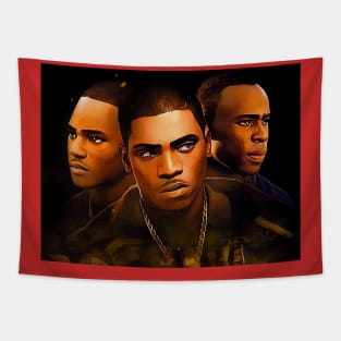 Paid In Full - Ace, Mitch & Rico Tapestry