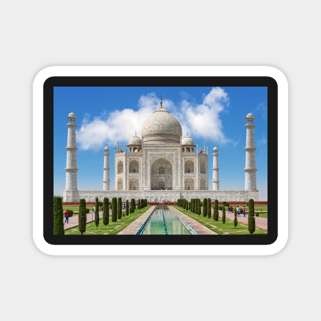 Taj Mahal north side. Magnet by bulljup