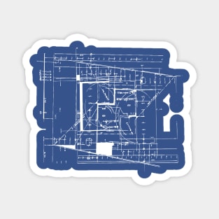 Technical drawing from the 60's. Magnet