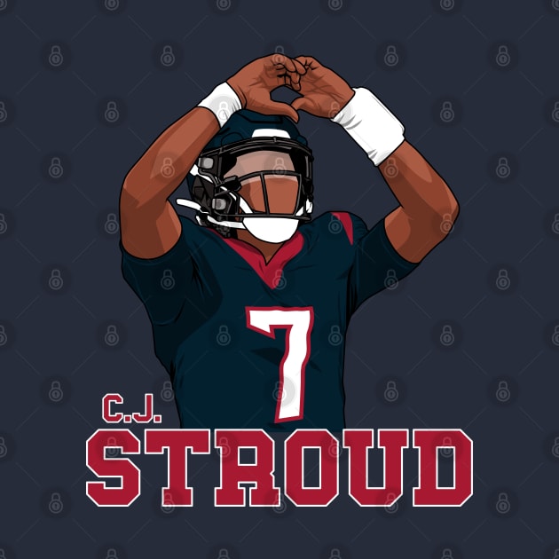 CJ STROUD by origin illustrations