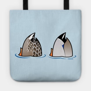 Funny Cartoon Duck Butts! Tote