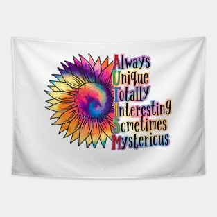 autism sunflower Tapestry