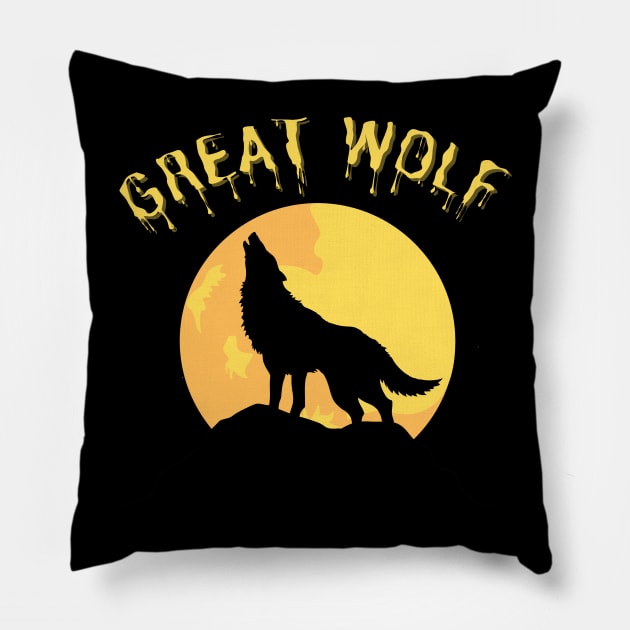 Great Wolf Lodge Pillow by mkhriesat