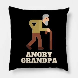 Angry Grandpa ver12 Pillow