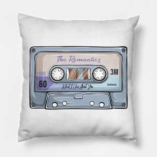 The Romantics Vintage Classic Cassette Tape Pillow